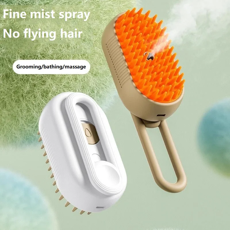 escova a vapor para cães e gatos de pelo curto