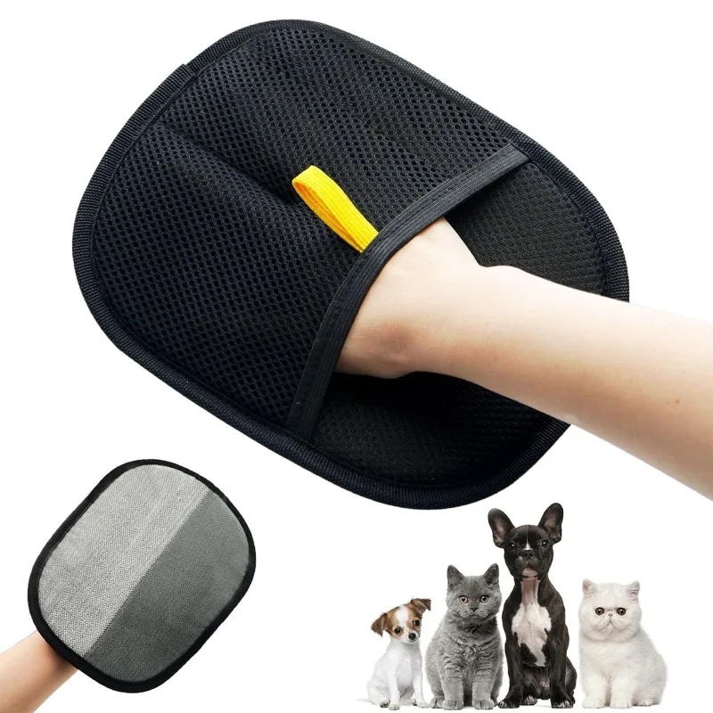 Luvas de Tosa Dupla Face para Cães e Gatos: Remoção Eficiente de Pelos - Imagem 4