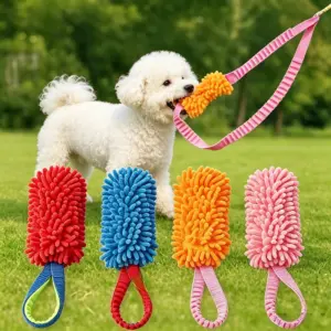 brinquedo de pelúcia para cães com corda