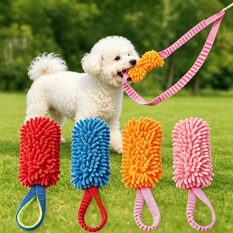 brinquedo de pelúcia para cães com corda