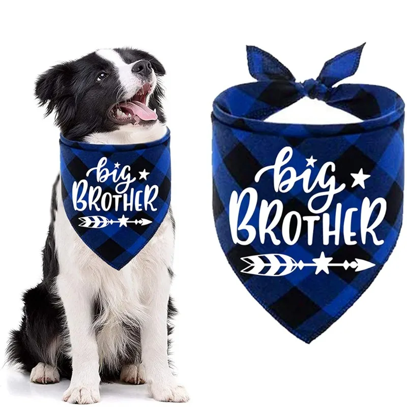 bandana xadrez para cães lavável