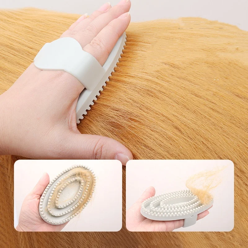 Escova de Borracha para Cães e Gatos Flexível para Banho - Imagem 6