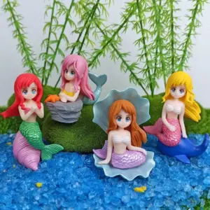 estatueta sereia para aquário
