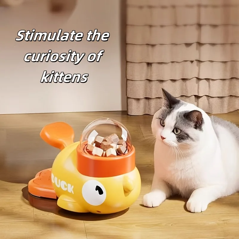 Brinquedo Interativo para Gatos Dispensador de Ração Manual - Imagem 4