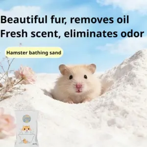 areia para banho de hamster