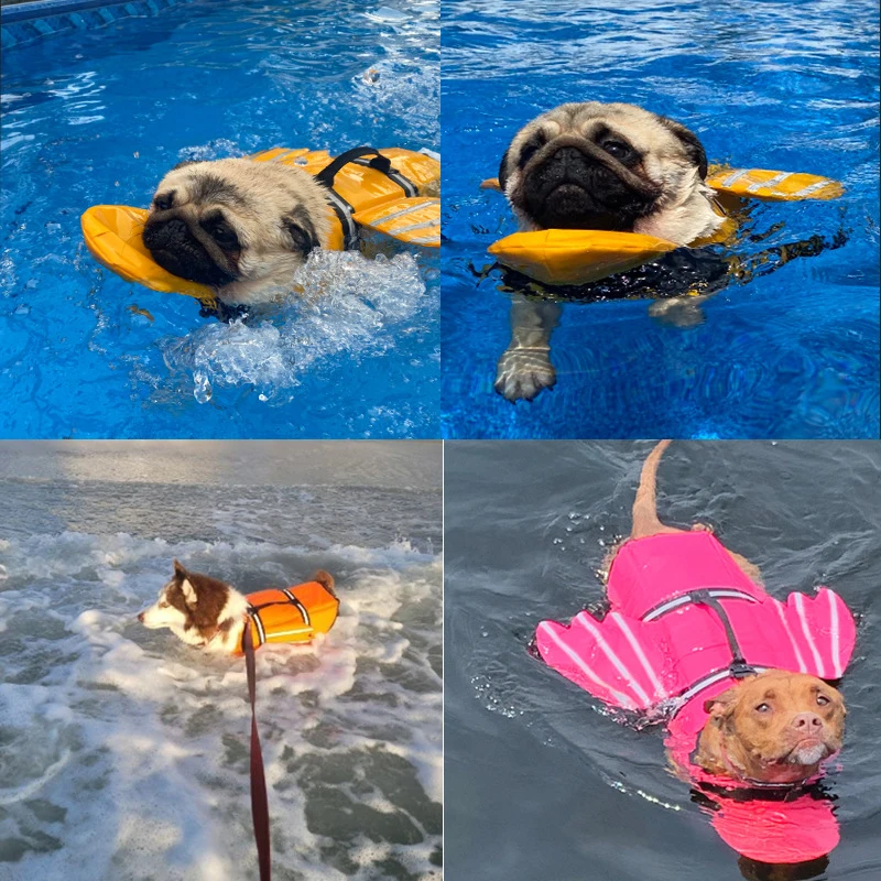 Colete Salva-Vidas para Cães Ajustável e Refletivo para Natação - Imagem 3