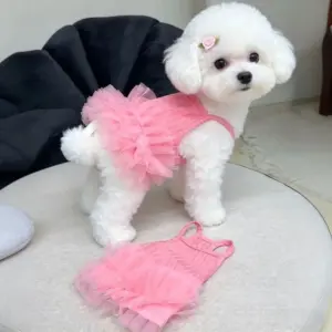 vestido para cães e gatos pequenos