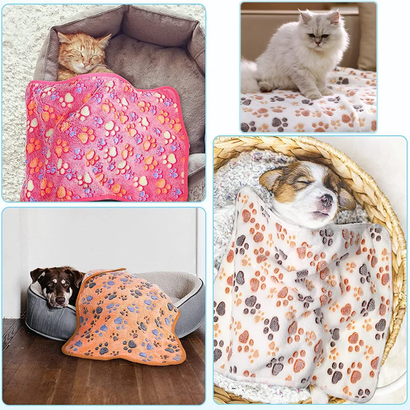 Cobertor de Cama para Cães e Gatos Macio para Viagem - Imagem 2