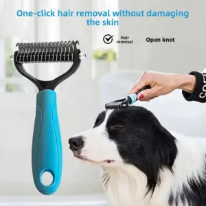 escova para cães e gatos de aço inoxidável