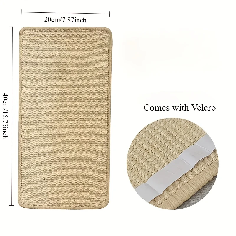 Arranhador de Sisal para Gatos de Parede com Velcro - Imagem 2