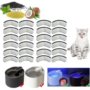 filtro de carvão para fonte de água de cães e gatos