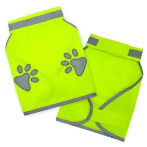 colete refletivo para cães fluorescente