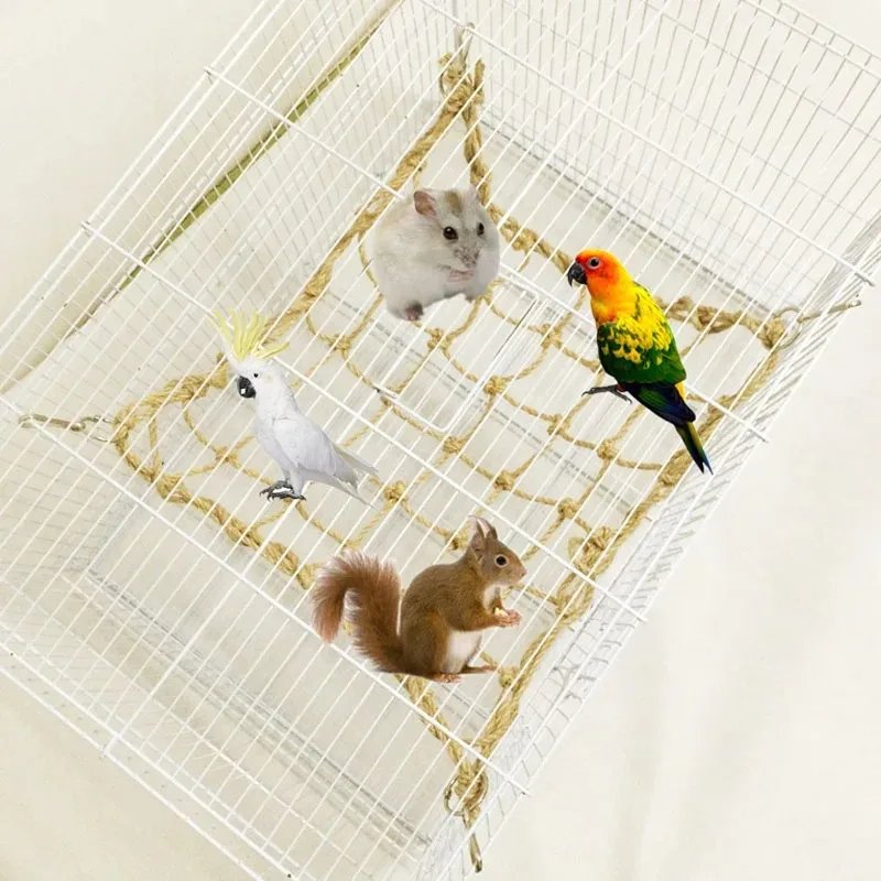 Rede de Escalada para Pássaros com Gancho, 30x20 cm - Imagem 2