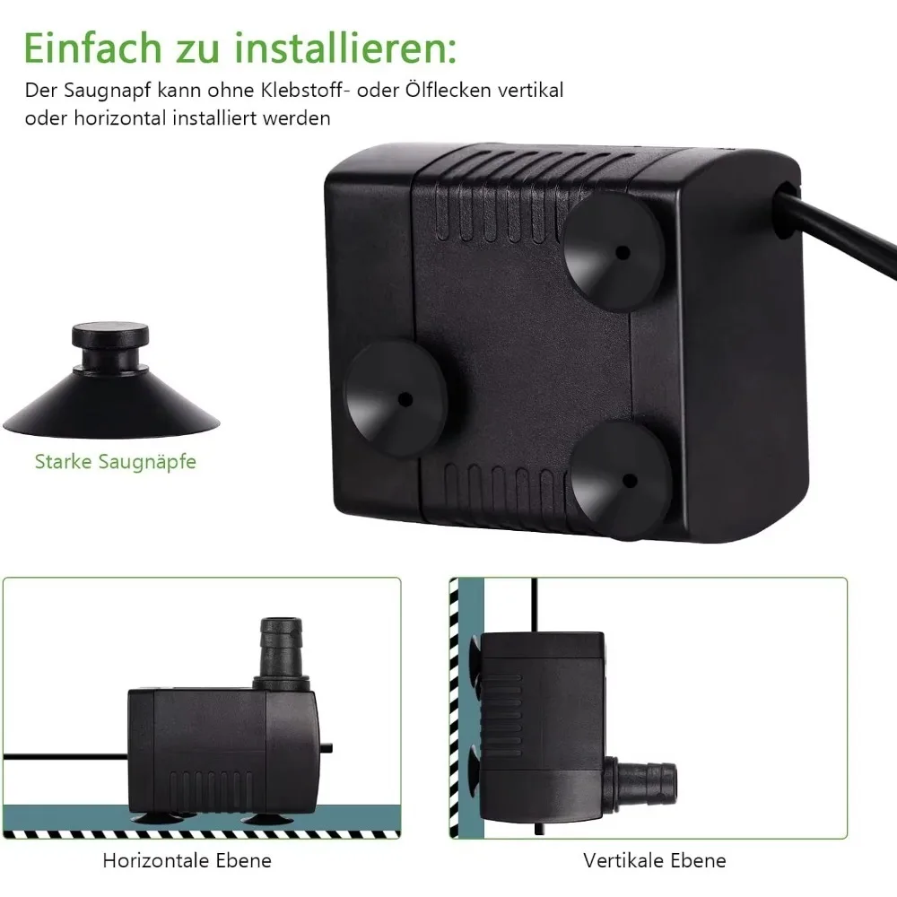 Mini Bomba Submersível para Aquário 3W, 5W ou 10W - Imagem 4