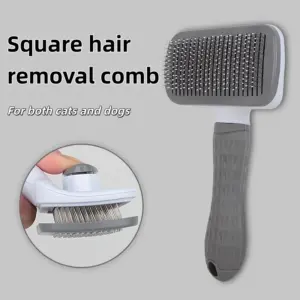 escova autolimpante para cães e gatos