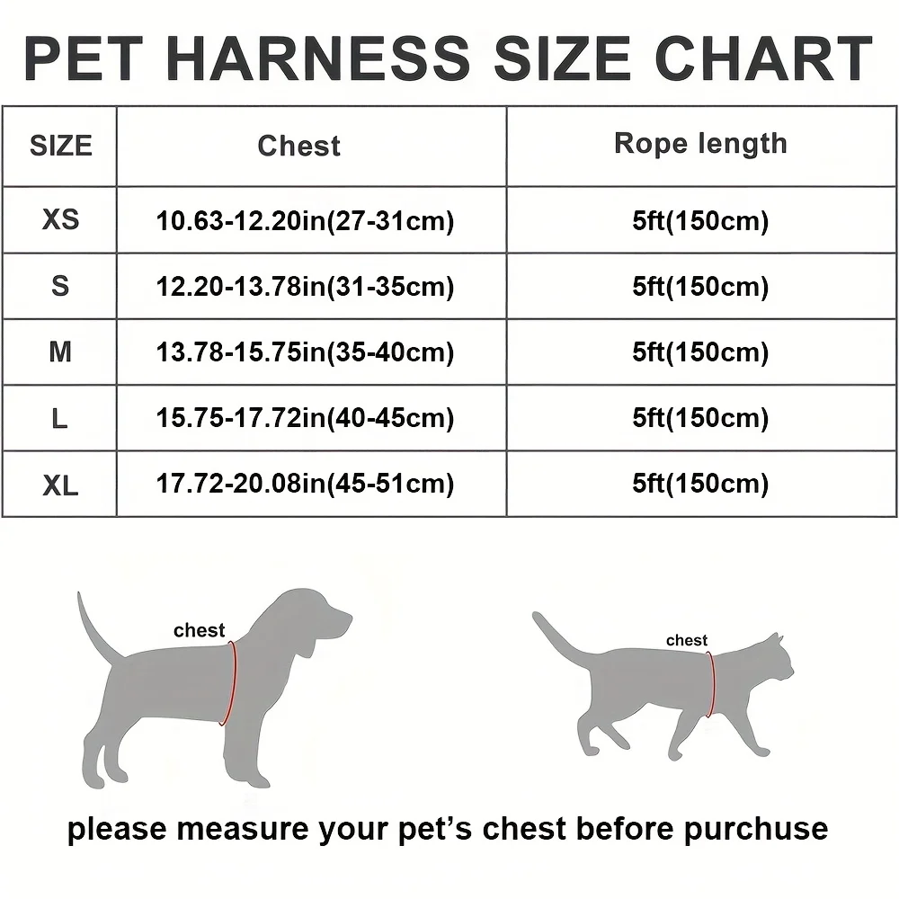 Coleira Peitoral para Cães Pequenos Refletiva com Guia - Imagem 2