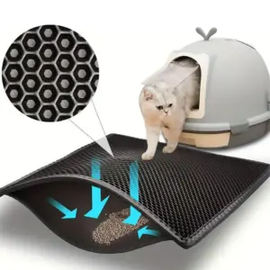 tapete de areia para gatos camada dupla