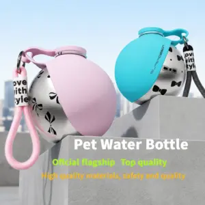 garrafa de água portátil para cães e gatos