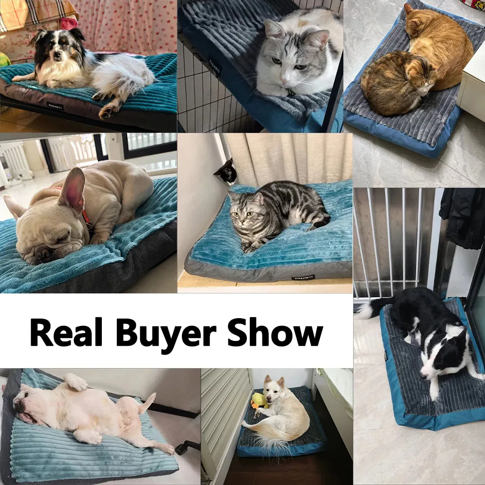 Cama para Gatos e Cães de Pelúcia Macia em Cores Variadas - Imagem 4