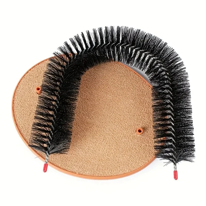 Brinquedo Arco para Gatos com Escova e Almofada de Arranhar - Imagem 4