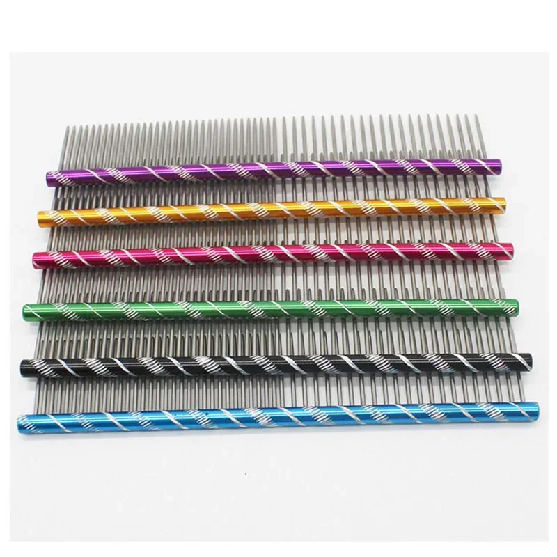 Pente para Cães e Gatos de Liga com Dentes Duplos 19 cm - Image 6