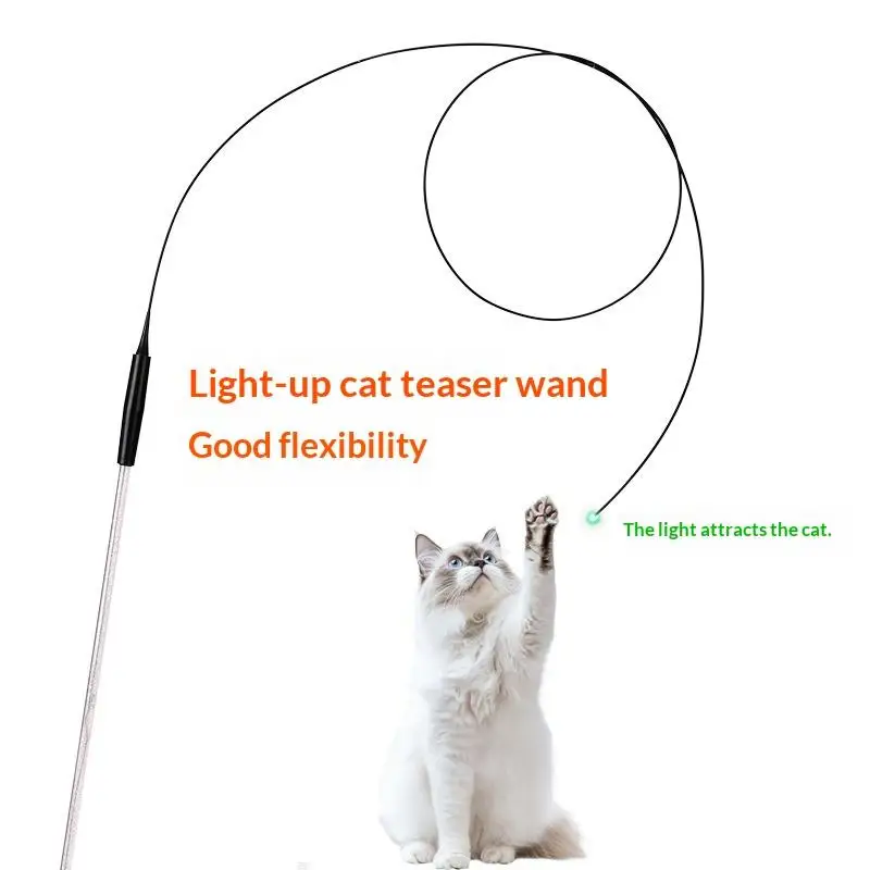 Varinha Laser para Gatos em PVC 147,8 cm para Brincadeira Interativa - Imagem 5