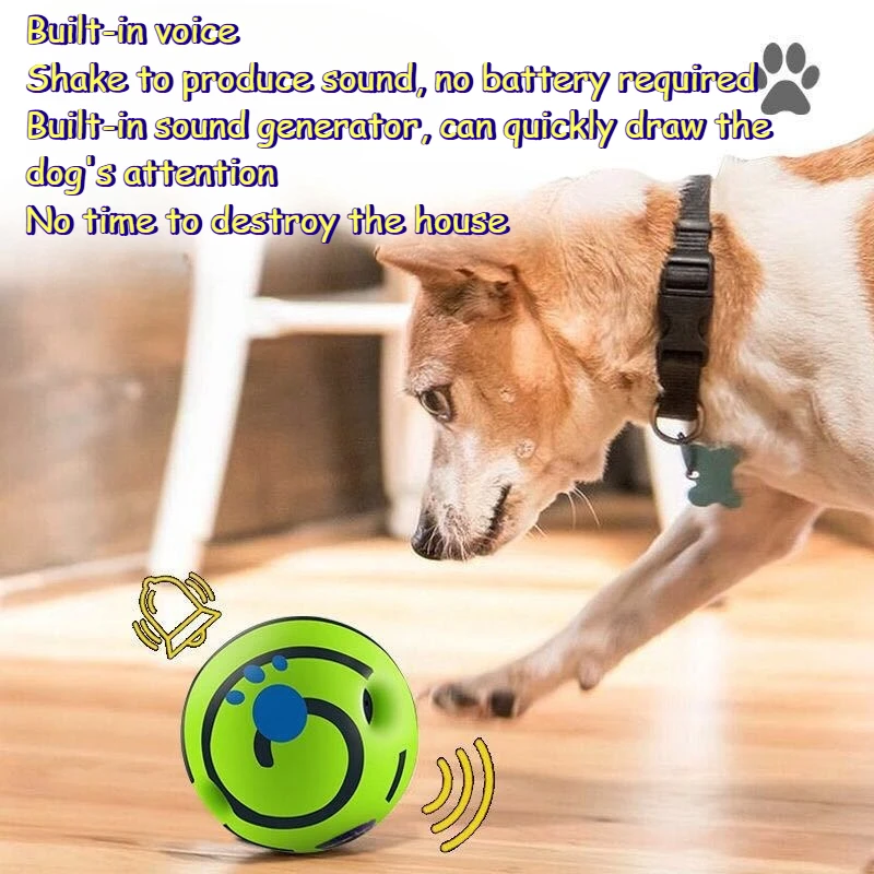 Wobble Wag Toy Bola Interativa para Cães com Sons Divertidos - Imagem 2