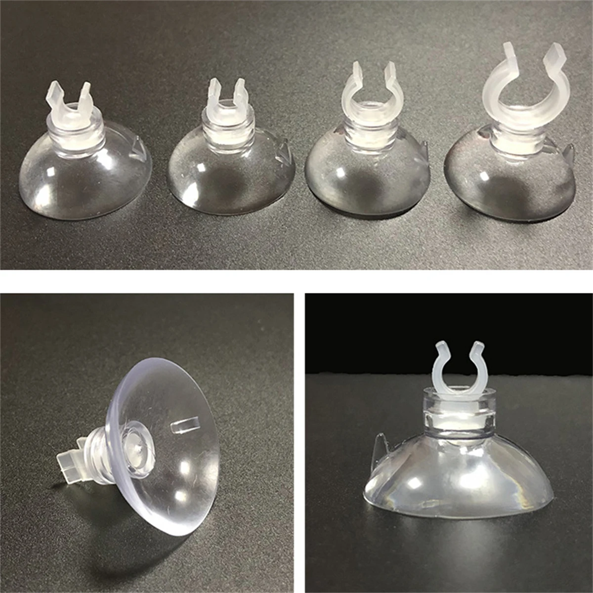 Ventosas para Aquário 21mm 22mm 27mm 30mm com Clipe de Fixação - Imagem 2