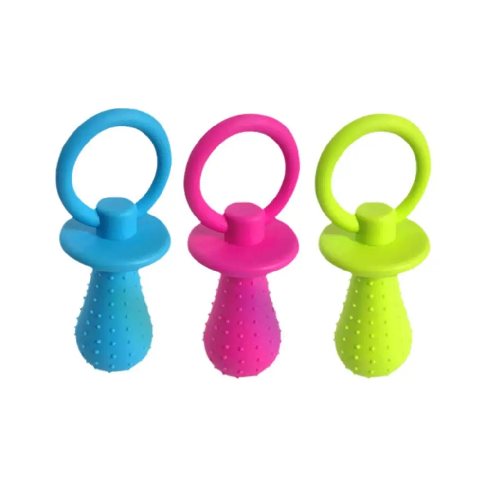 Brinquedo Chupeta para Cães de Borracha TPR com Sino para Mastigar - Imagem 5