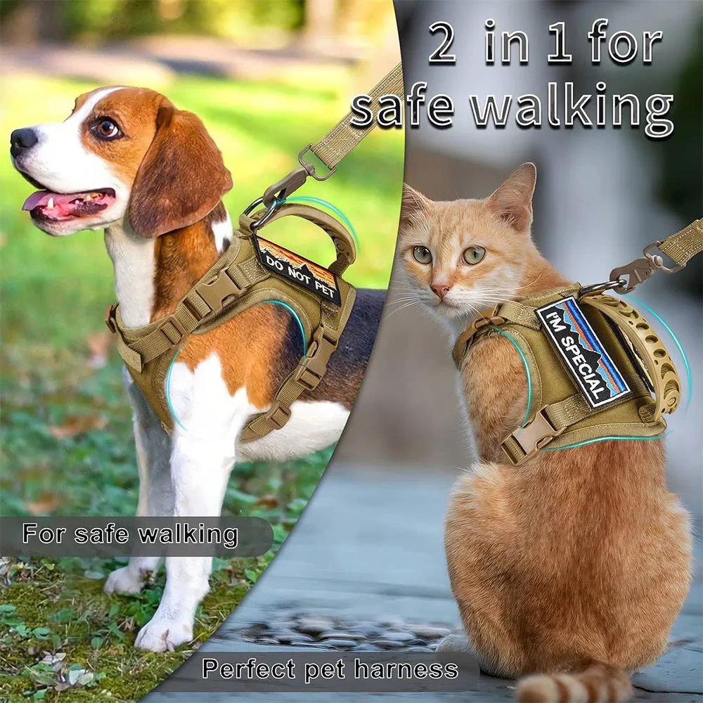 Coleira Tática para Cães e Gatos de Treinamento Ajustável - Imagem 6