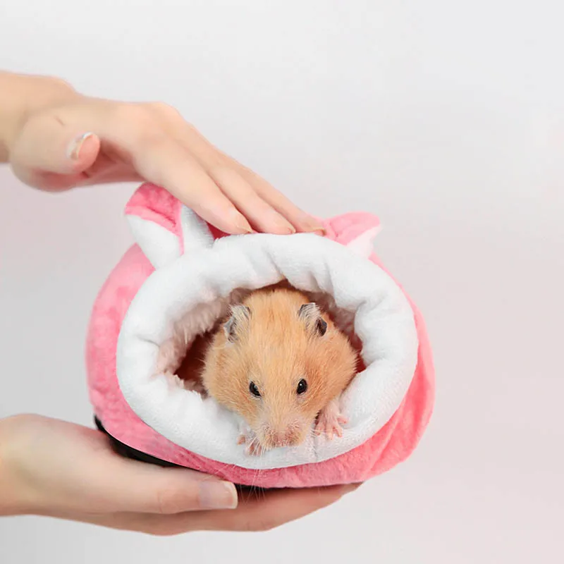Casa de Algodão para Hamster Pequeno 12x9x10 cm Quente e Respirável - Imagem 5