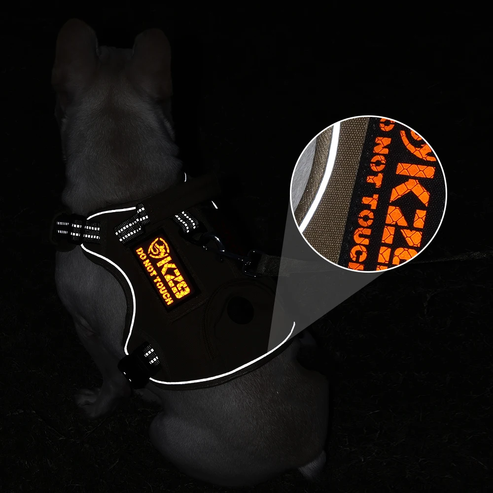Coleira Peitoral para Cães Pequenos e Médios com Bolsa para Cocô - Imagem 4