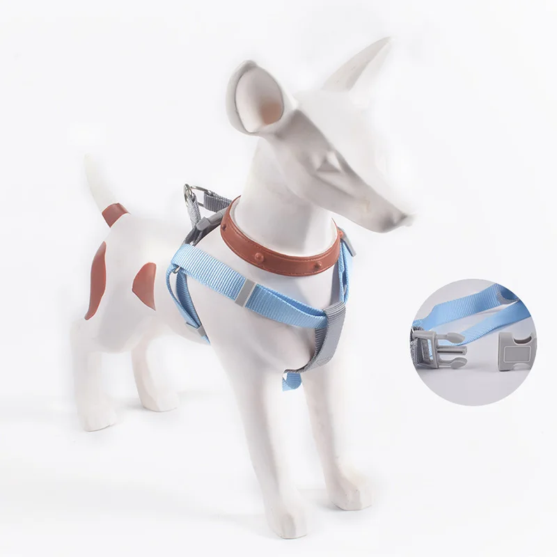 Coleira Peitoral com Guia para Cães Pequenos Ajustável para Passeio - Imagem 2