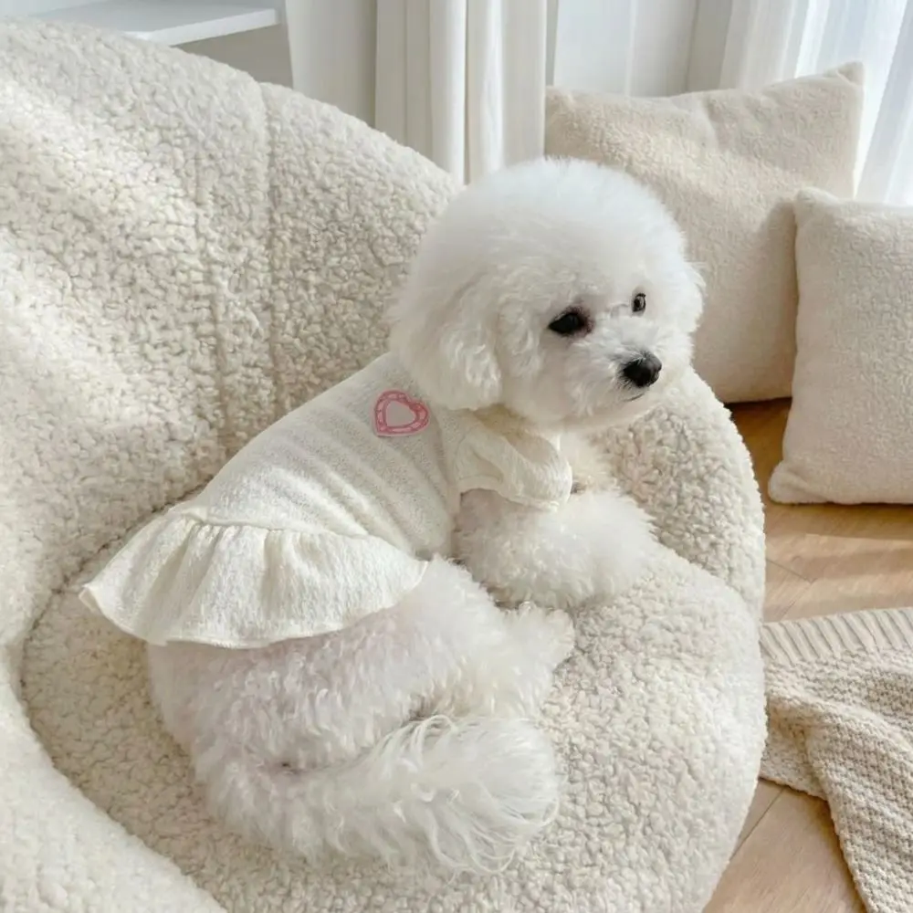 Vestido de Princesa para Cães Pequenos de Poliéster com Manga Borboleta - Imagem 5