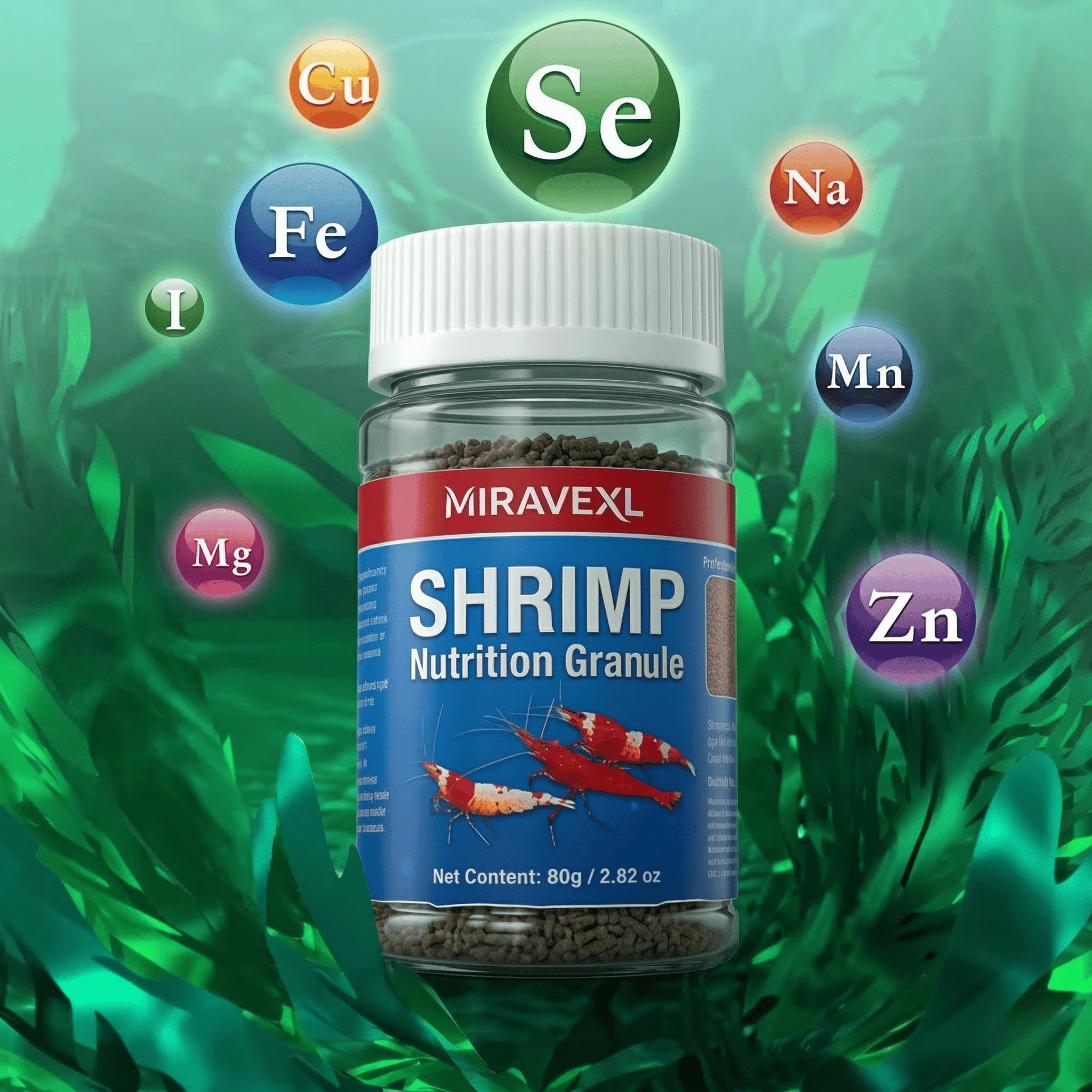 Pellets Nutricionais para Camarões e Peixes de Fundo 80g - Imagem 5
