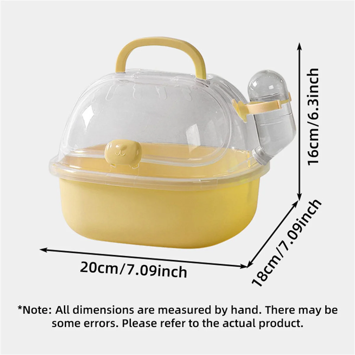 Gaiola Portátil para Hamster com Grande Espaço Externo - Imagem 4