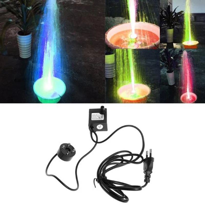 bomba submersível para aquário com led