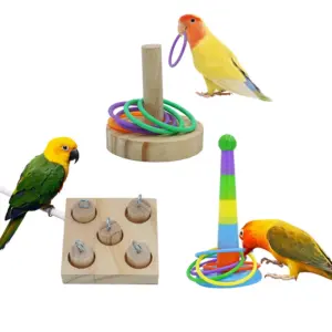brinquedo para pássaros com anéis