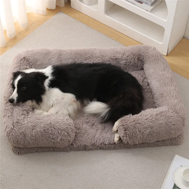 Cama Sofá para Cães e Gatos de Pelúcia e Espuma - Image 2
