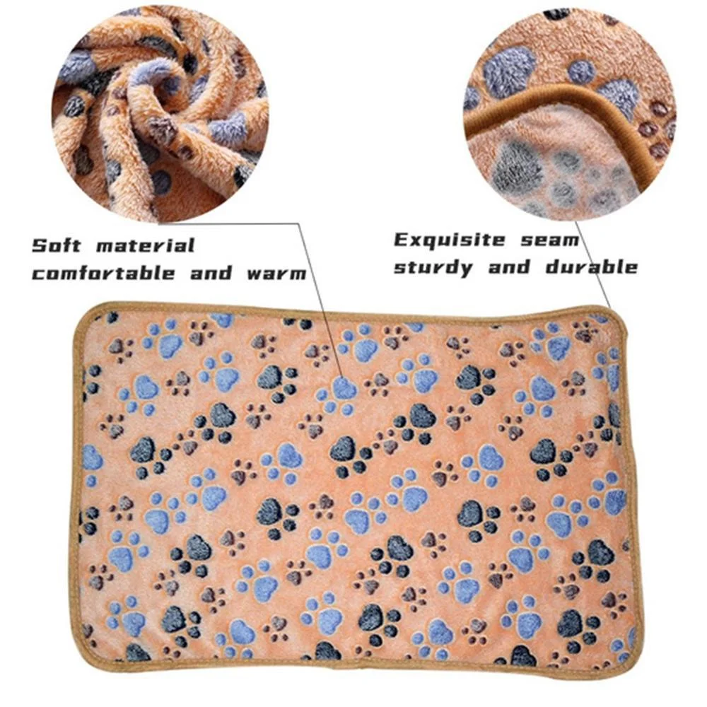 Manta para Cães e Gatos de Fleece Coral Lavável na Máquina - Imagem 5