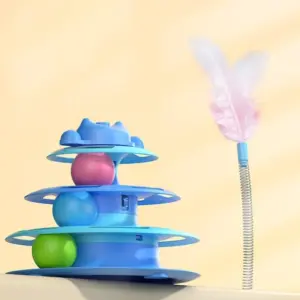 brinquedo interativo para gatos torre