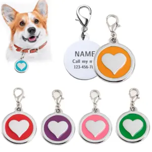 etiqueta de identificação para cães