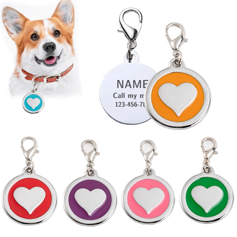 etiqueta de identificação para cães