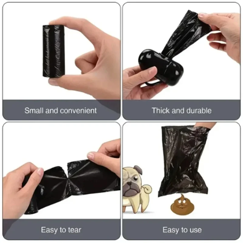Saco Biodegradável para Coleta de Dejetos de Cães e Gatos, Espesso - Imagem 5