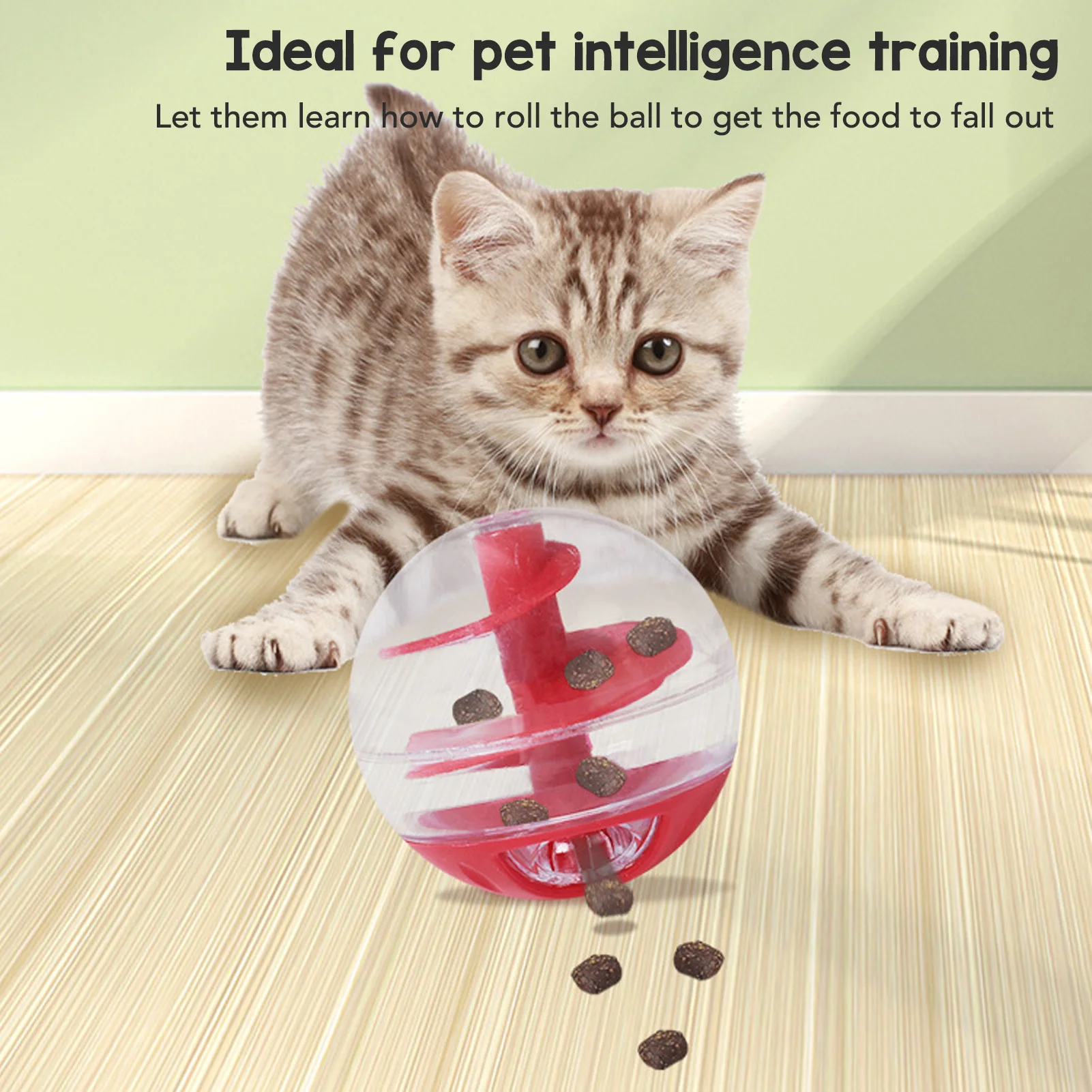 Bola Dispensadora de Ração para Gatos 5x5cm com Abertura Ajustável - Imagem 2
