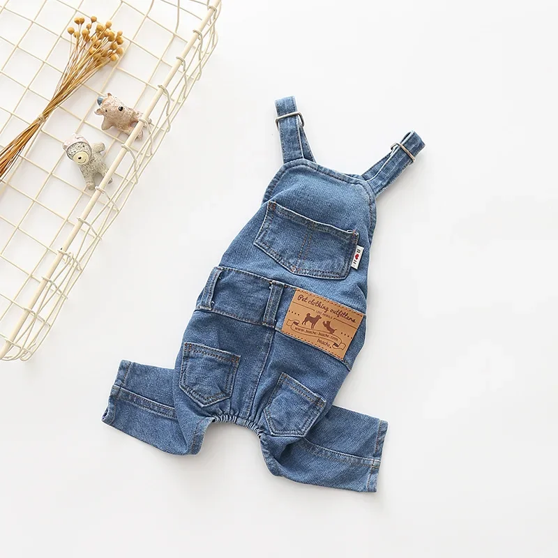 Casaco Jeans para Cães Outono Inverno, Moda Pet - Imagem 4