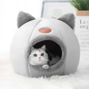 cama caverna para gatos e cães pequenos