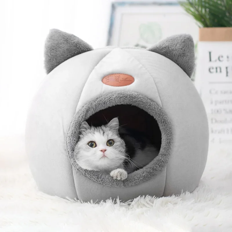 cama caverna para gatos e cães pequenos
