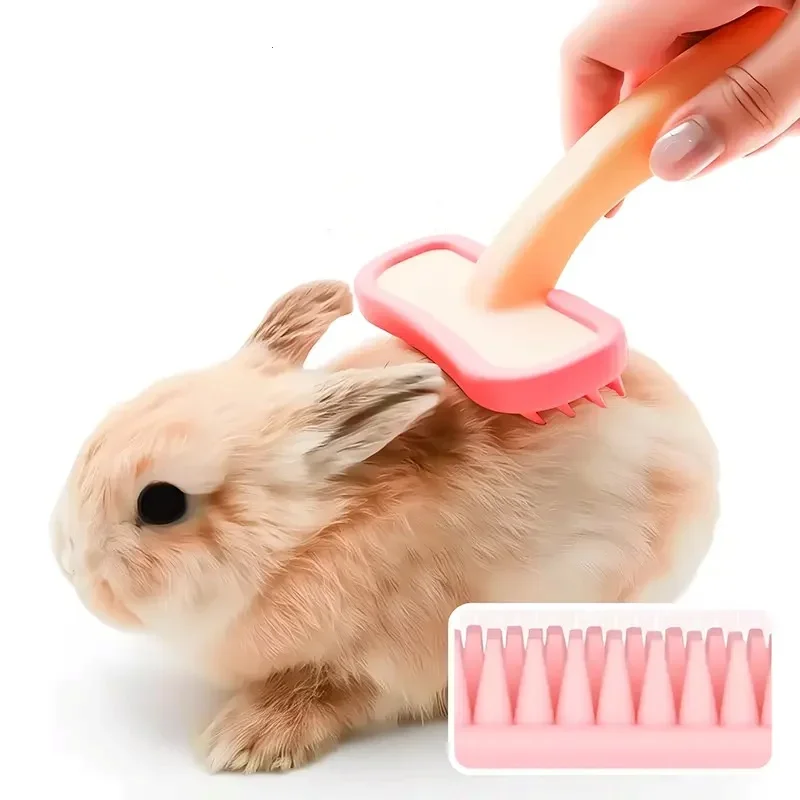 Escova de Silicone para Coelhos, Gatos e Porquinhos-da-Índia - Image 2