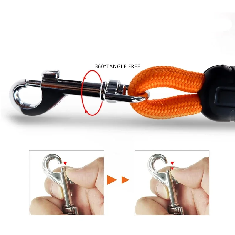 Trela de Treinamento para Cães Grandes de Nylon 5m/10m/15m - Imagem 5